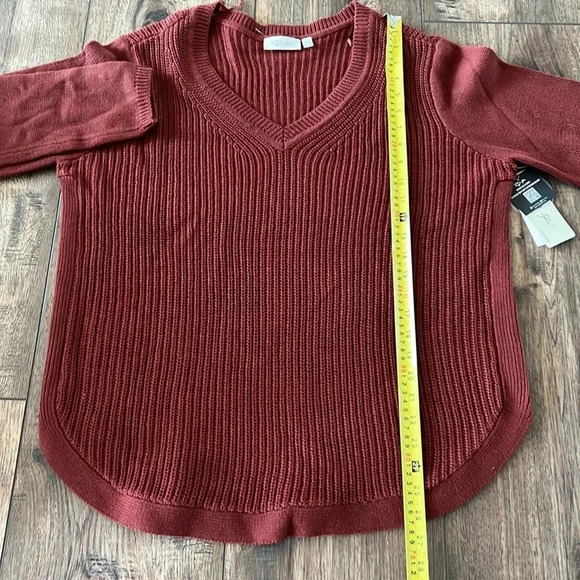 NWT RD Style Knit Womens Sweater Rust Color Size XXL - Picture 15 of 16